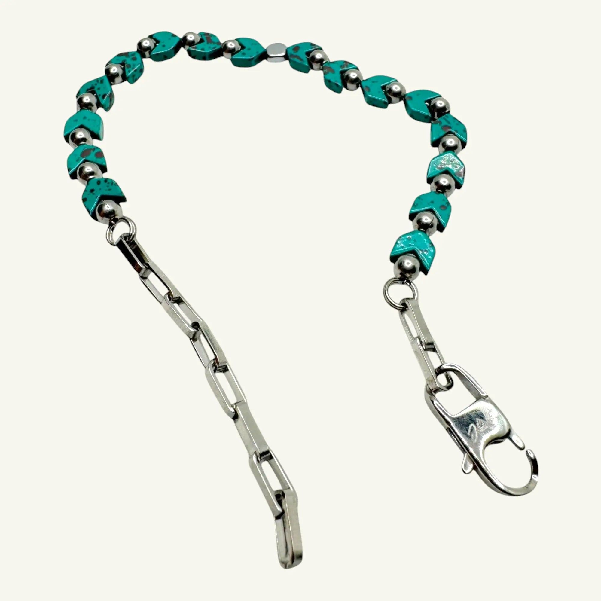 Bracciale Ematite Verde Sharifa Crystals
